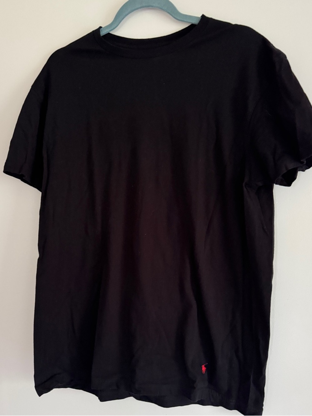 Polo by Ralph Lauren Black Short Sleeve Crewneck Tee With Ped Pony Men’s L